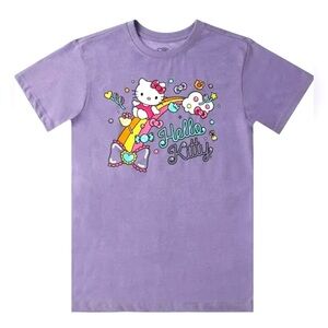 Hello Kitty Rainbow Purple Women’s T-Shirt
